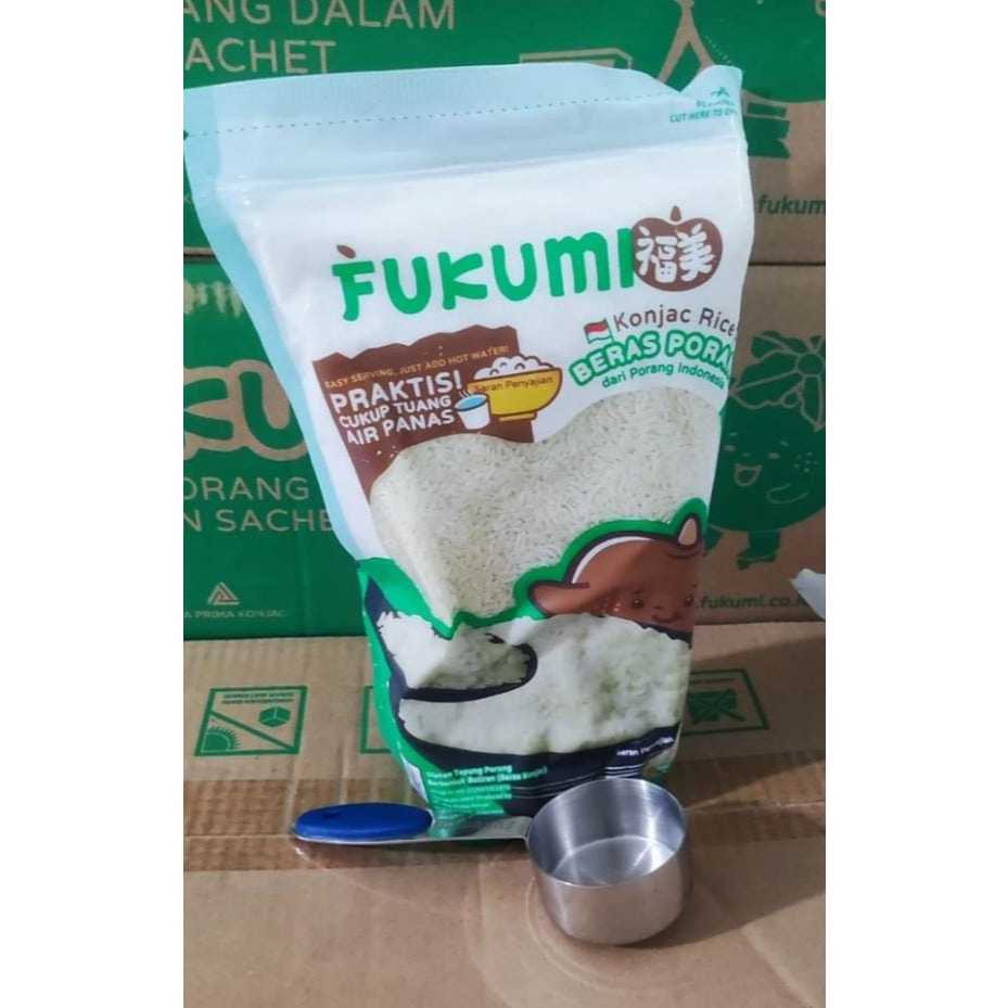 

BERAS PORANG FUKUMI 1KG+SDM TAKAR