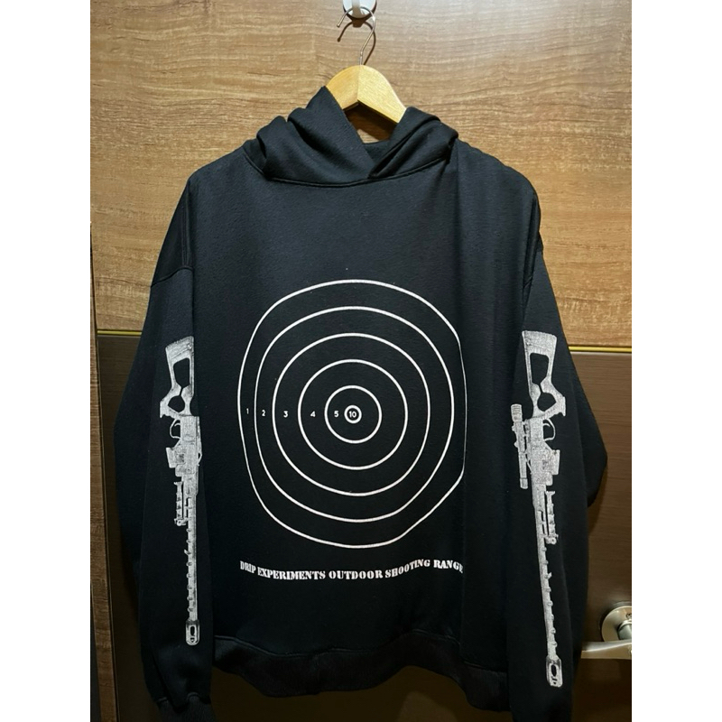 hoodie drip experiments "sniper" oversized