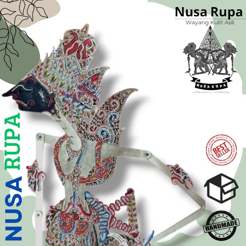 WAYANG kulit ASLI KRISNA YUDISTIRA BIMA ARJUNA