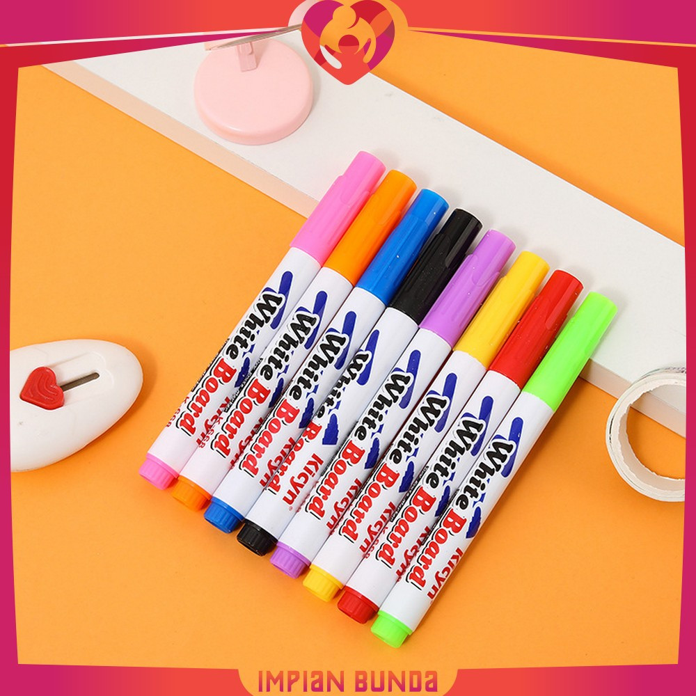 

Mainan Edukasi Anak Spidol Ajaib Tulisan Mengapung di Air / Mainan Spidol Whiteboard Warna / Spidol Papan Tulis Mengapung Impian Bunda A31