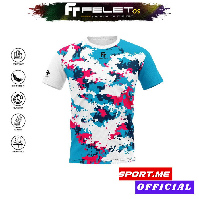 Felet RN 3609 Badminton T-shirt - Kaos Badminton Original Felet