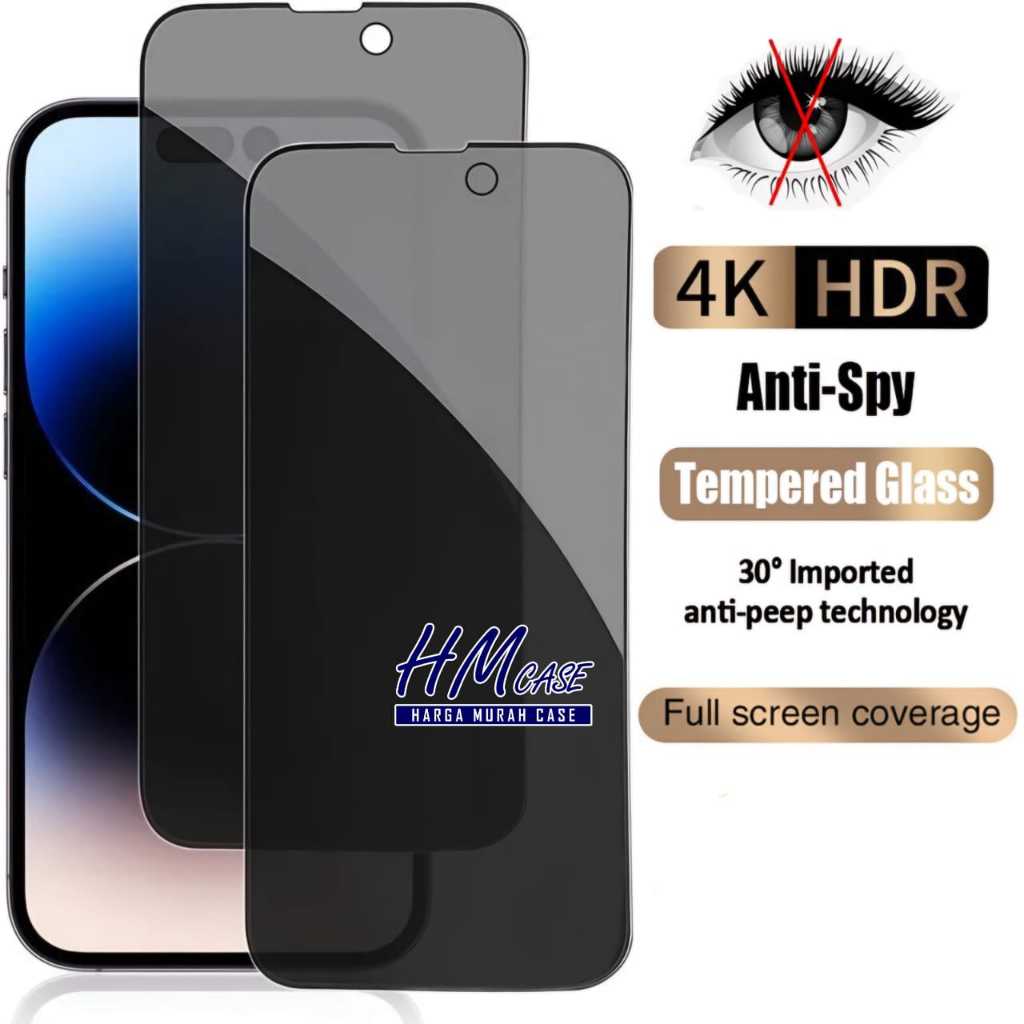 Anti Spy Tempered Glass Iphone 14 Iphone 14 Plus Iphone 14 Pro Iphone 14 Pro Max Anti Privacy 360 Sc