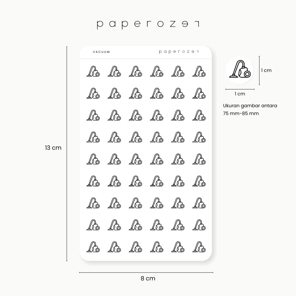 

MINI STICKER PLANNER/JOURNAL [PAPEROZER]