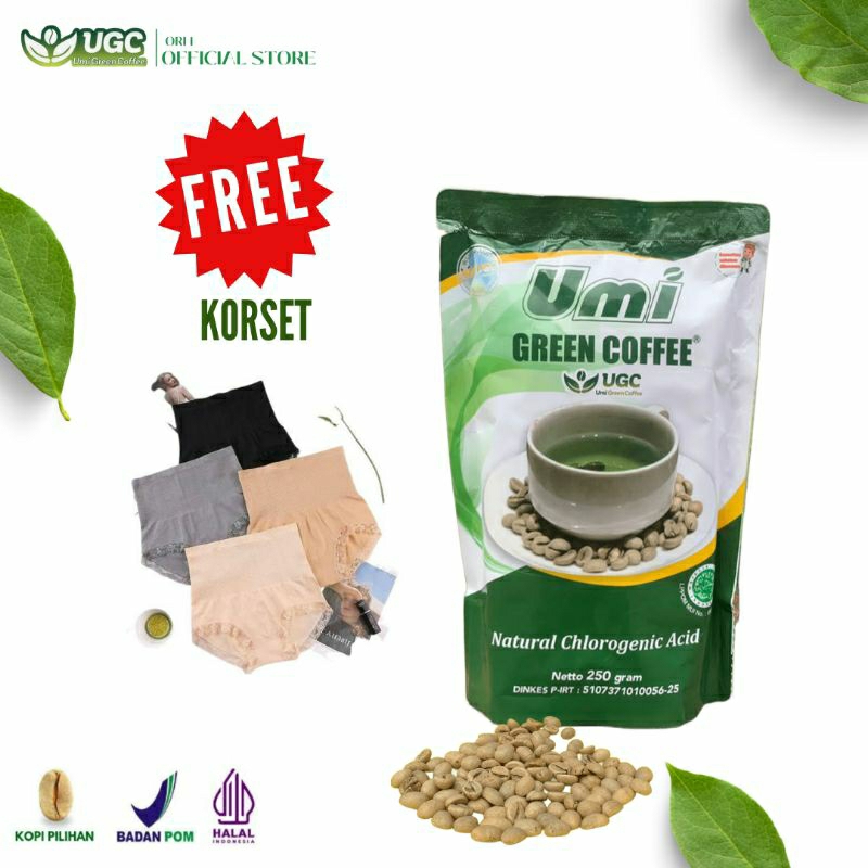 

UGC Umi Green Coffee 250 Gram Original BPOM-SPPIRT