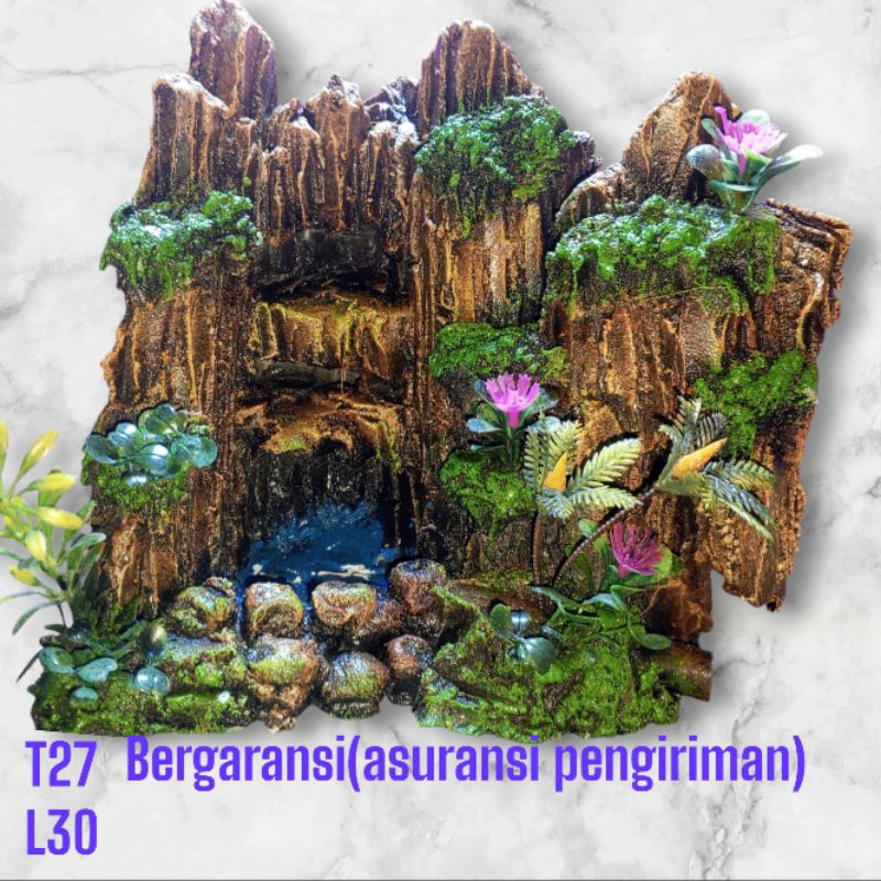 tebing sudut air terjun taman mini aviary