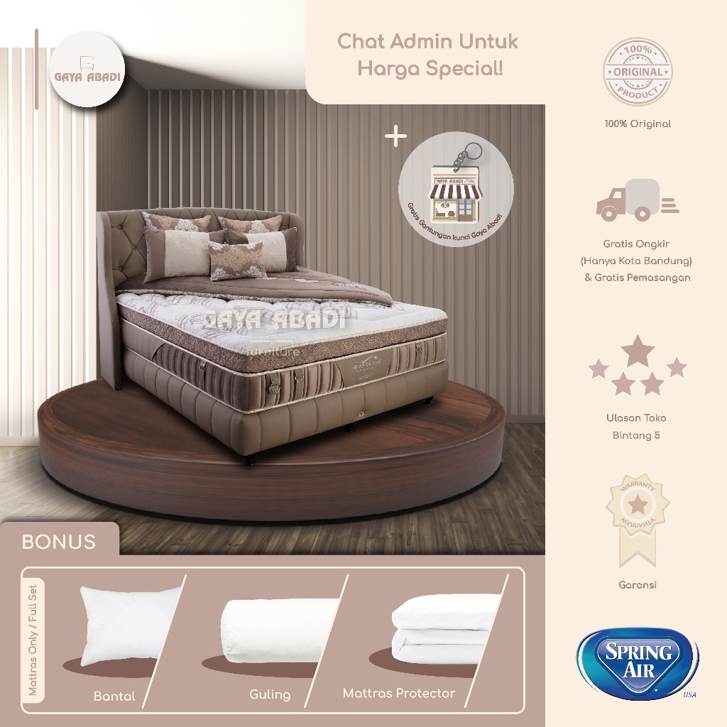 Springbed Spring Air Euphoria / Kasur Spring Air Euphoria - Spring Air Springbed