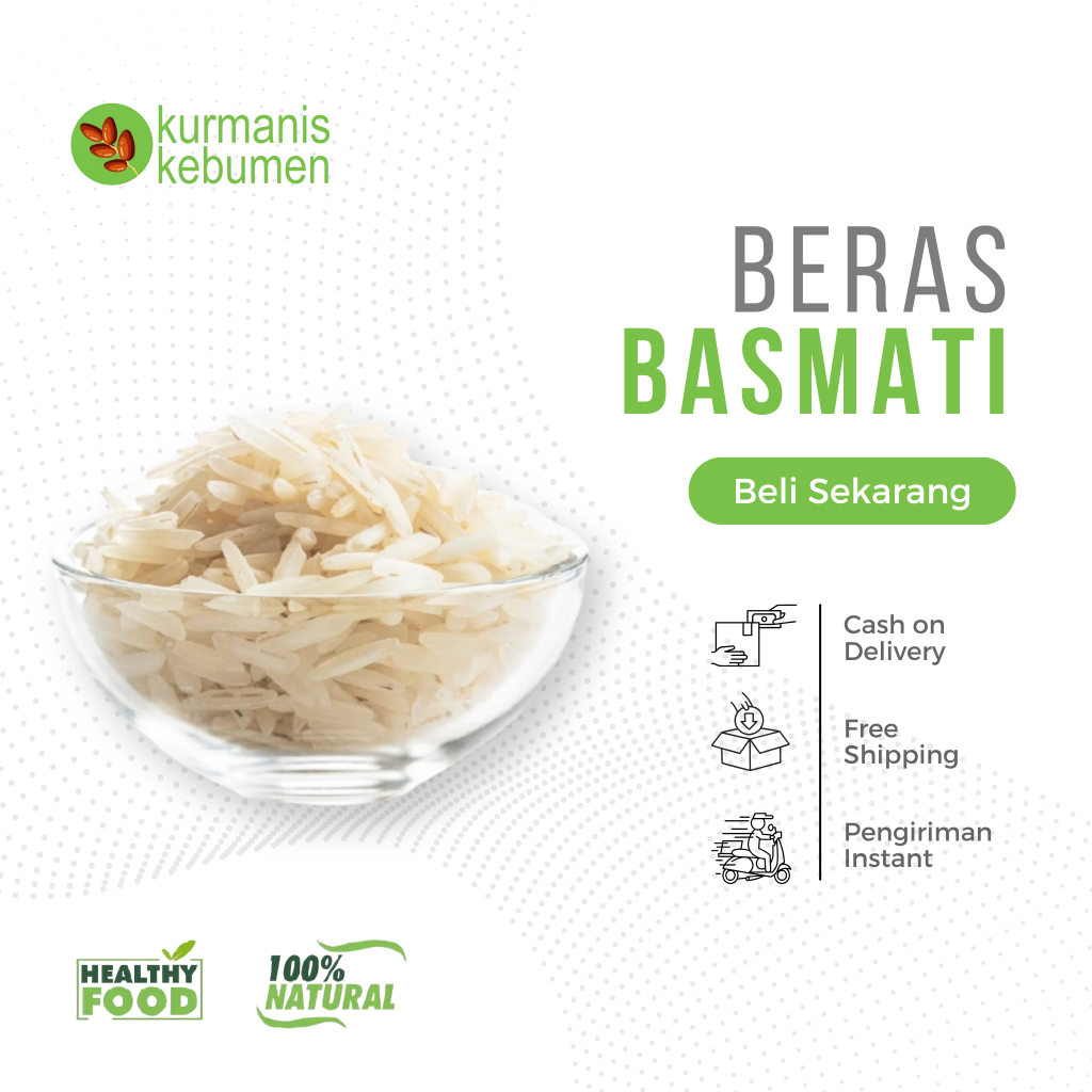 

Beras Basmati Abukass Premium Original 100% Berkualitas