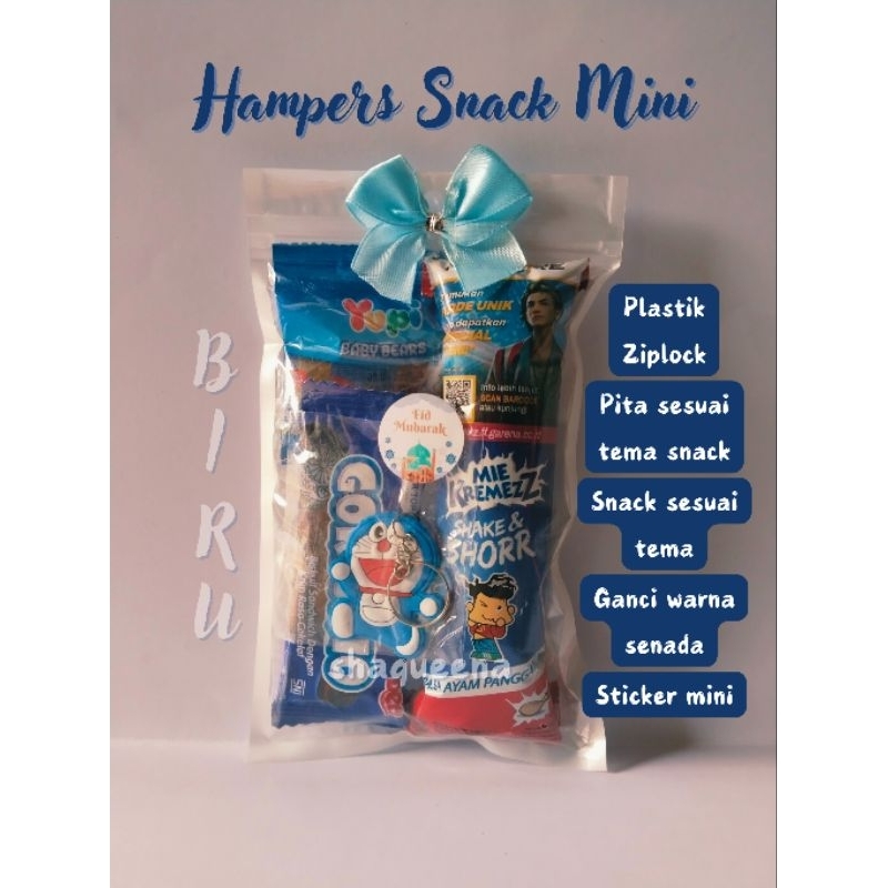 

HAMPERS SNACK MINI | mini gift | hampers lebaran anak pilih warna
