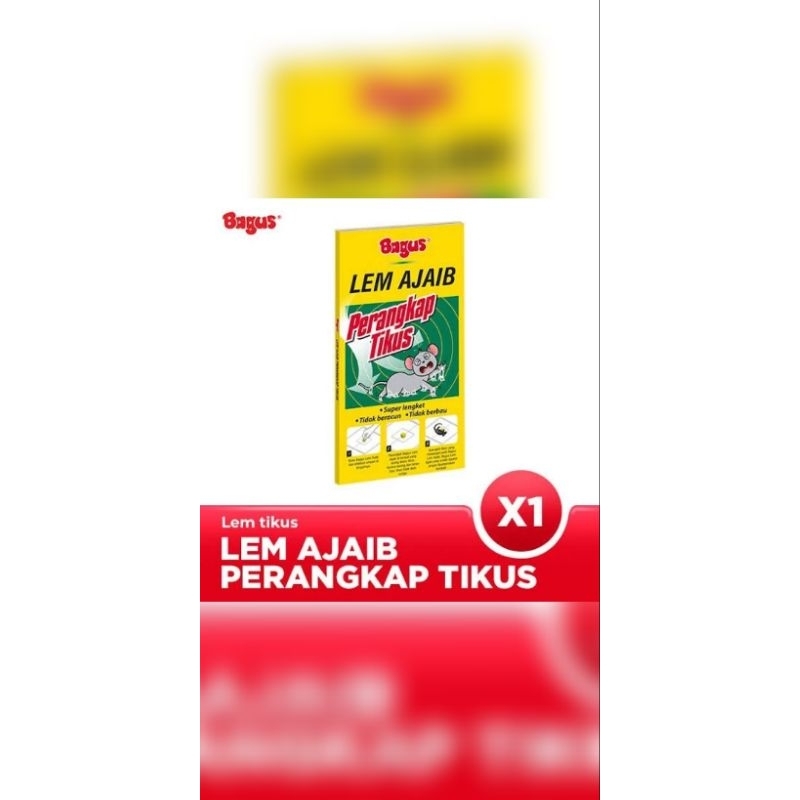 BAGUS Lem Ajaib Perangkap tikus - Super lengket