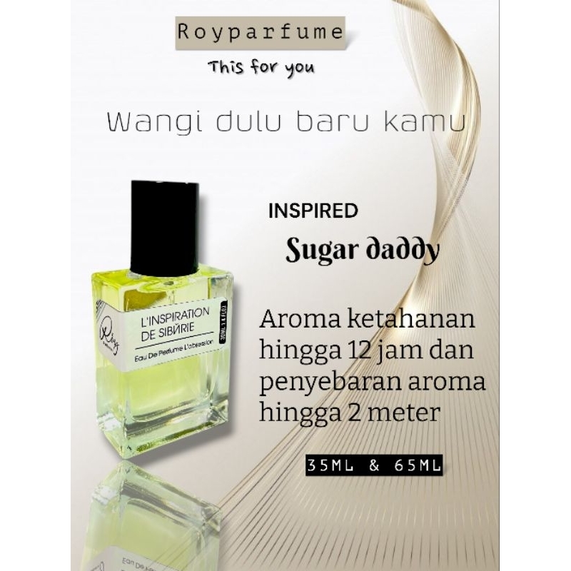 RoyParfum // Sugar daddy - Extrait de perfume (Rendah Al-Khohol)