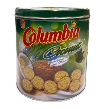 

Edisi Lebaran Columbia Biskuit Rasa Kelapa Kaleng 300 gr Biskuit lebaran