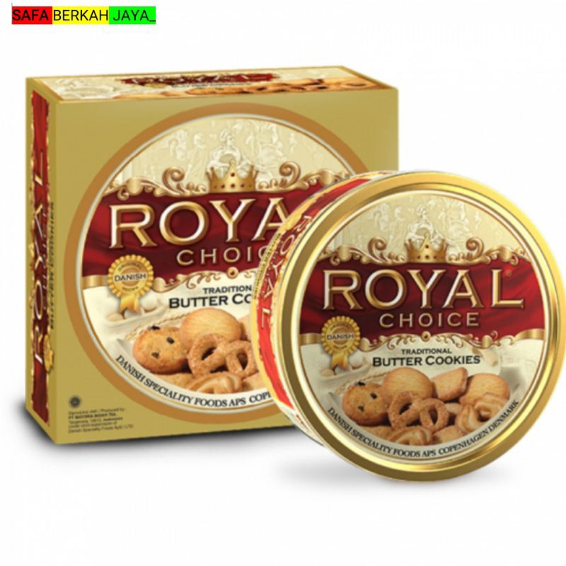 Royal Choice Butter Cookies Kaleng 480g / biskuit kaleng lebaran