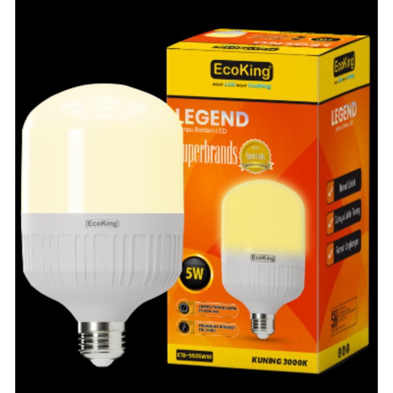 EcoKing LED Legend Warm White 5watt,10watt,15watt,20watt,30watt.
