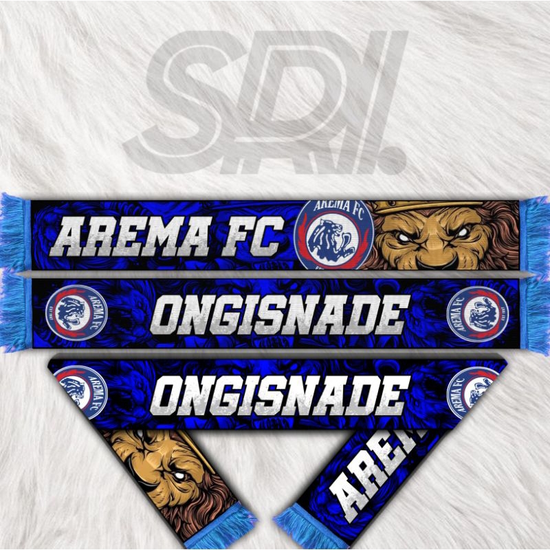 SYAL AREMA / ONGISNADE / 14 GET PREMIUM / SCARF SCRAFT / AREMA FC