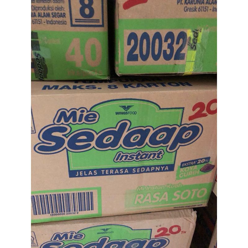 

MIE SEDAP SOTO 1 DUS 40pcs