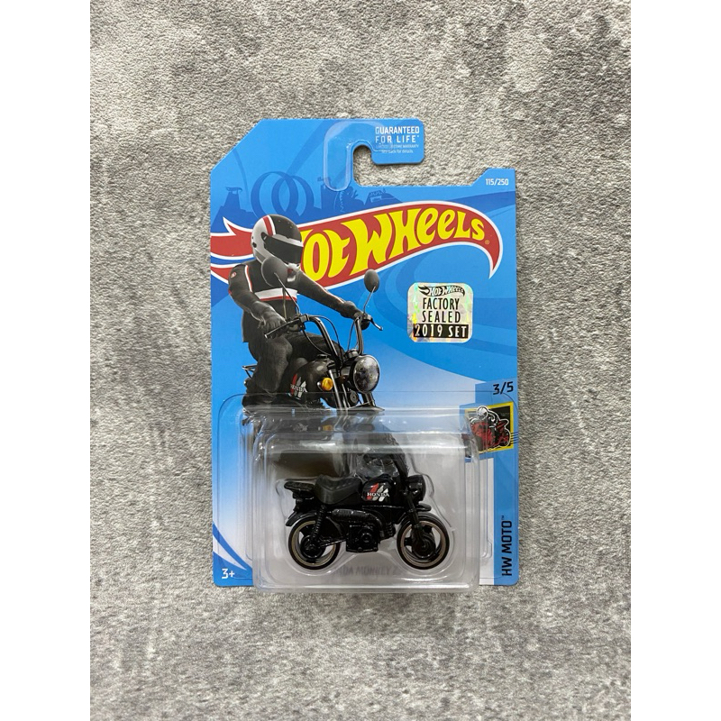 Hot Wheels Honda Monkey Z50 Hitam Treasure Hunt Reguler Factory Sealed FS (HW Moto 2019)