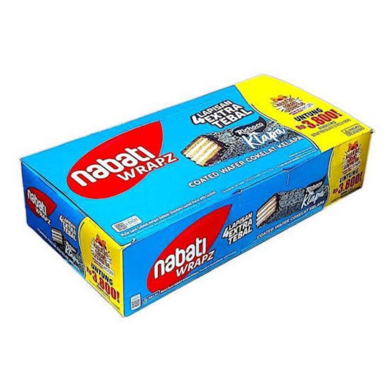 

Nabati Wrapz Coated Wafer (1 Box Isi 12 Pcs.)