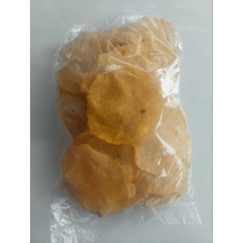 

Forcysn Kripik Tette Mentah Khas Madura 100 Pcs Per Bungkus Cap Jempol (Gurih Renyah) Kualitas Super