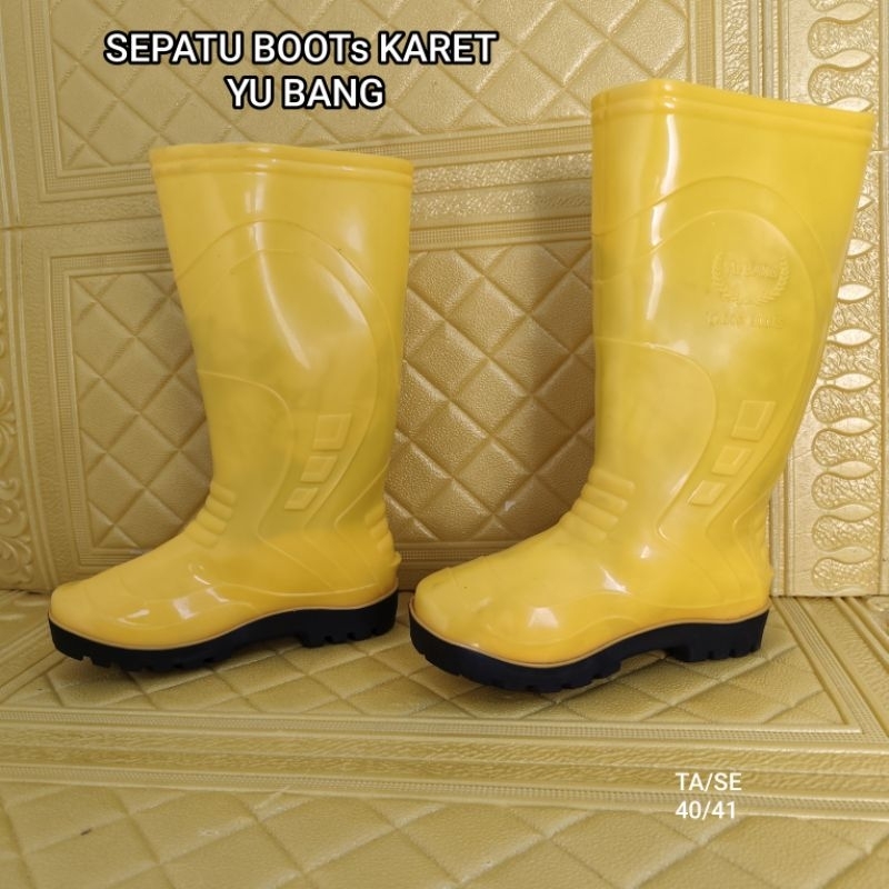 Sepatu Boots Karet Yubang No. 40 dan 41