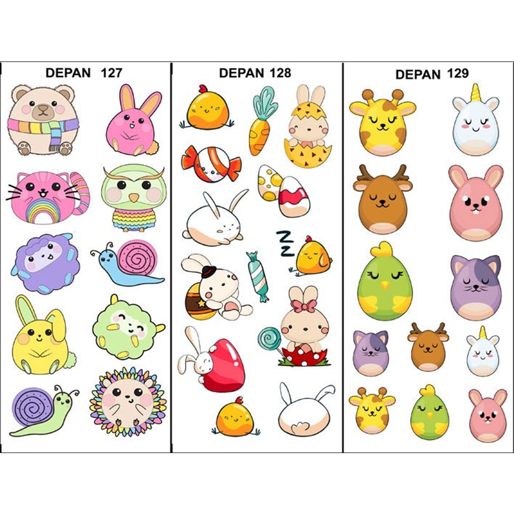 

Edible Creation, Edible Stamp 127-144 Ukuran 9x20