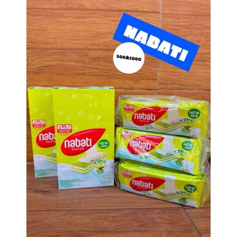 

Nabati Siip 500 Rasa Cocopandan, 1 Box Isi 20 Pcs.