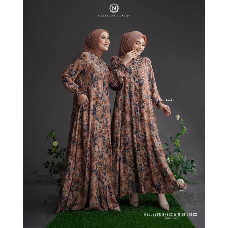 MIDI GAMIS MIDI KATUN HELLEVVA NADHEERA TERBARU