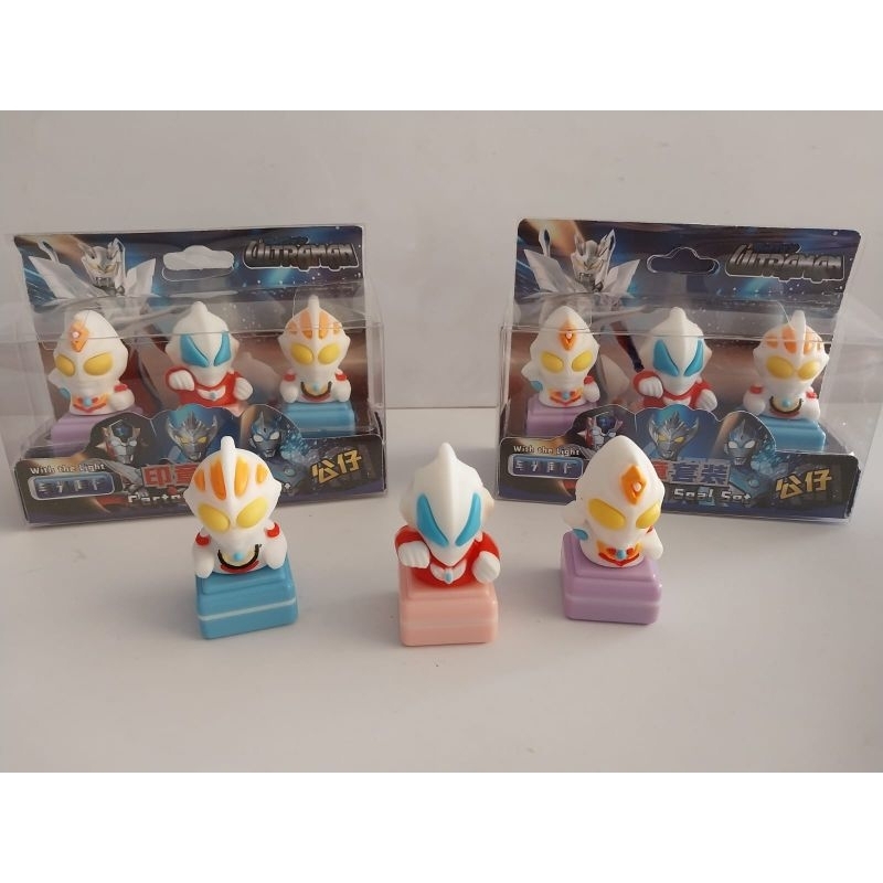 

Stempel Ultraman Lucu/Stamp Ultraman/Stampel/ Cap Ultraman Imut 1 pax isi 3 pcs