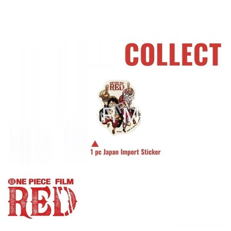 

One Piece Film: Red (REMASTERED) x CGV Official Japan Import Sticker