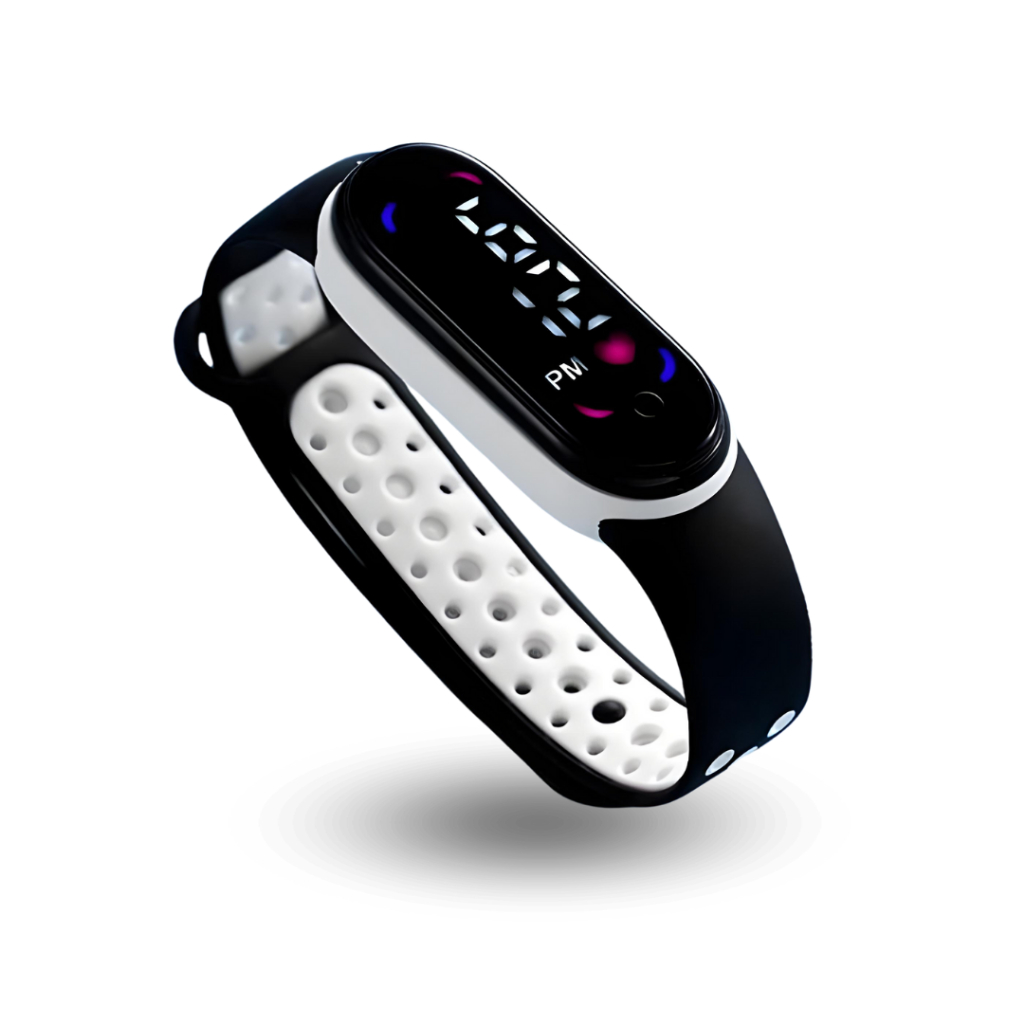 Jam Tangan Anak Laki-Laki Digital LED Sport Anti Air Model Polos Tahan Air JAM FASHION Sensor Sentuh