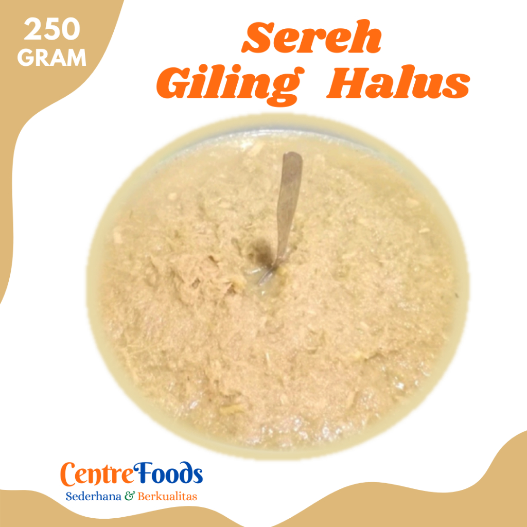 

SEREH Giling Halus - Bumbu Basah Serai Gilling Halus Fresh | 250gr [ Harga Per BKS ]