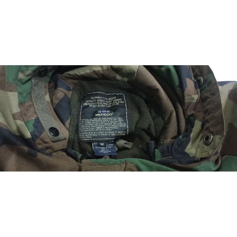 ECWCS Woodland Camo MEDECO Size Medium