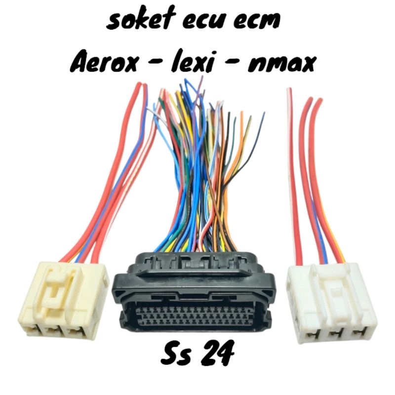 Soket Socket ECU ECM Set Yamaha Aerox 155 Lexi Nmax Original