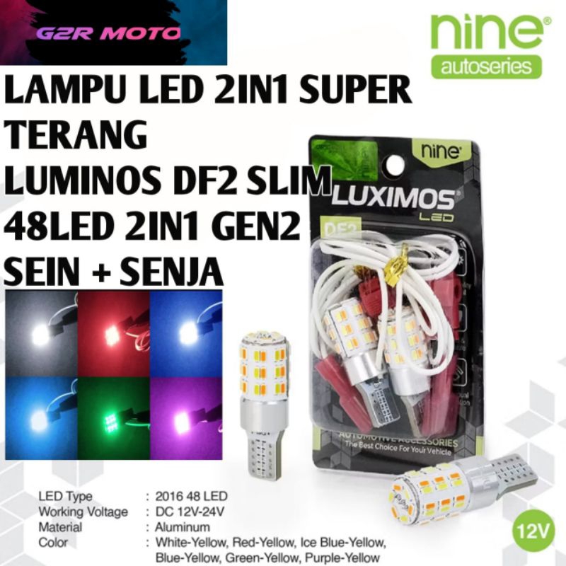 LAMPU SEIN + SENJA 2 MODE SUPER TERANG 48LED 2 IN 1 LUMINOS DF2 SEIN DAJJAL DAKJAL DAJAL UNIVERSAL P