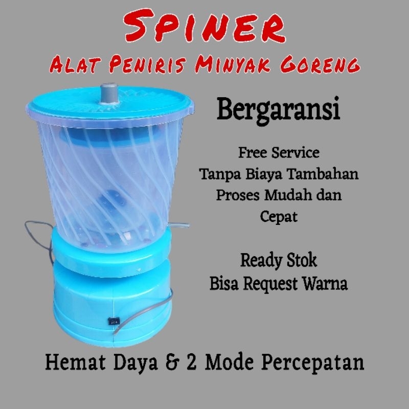 Spiner Peniris Minyak Penyaring Minyak Pengering Minyak