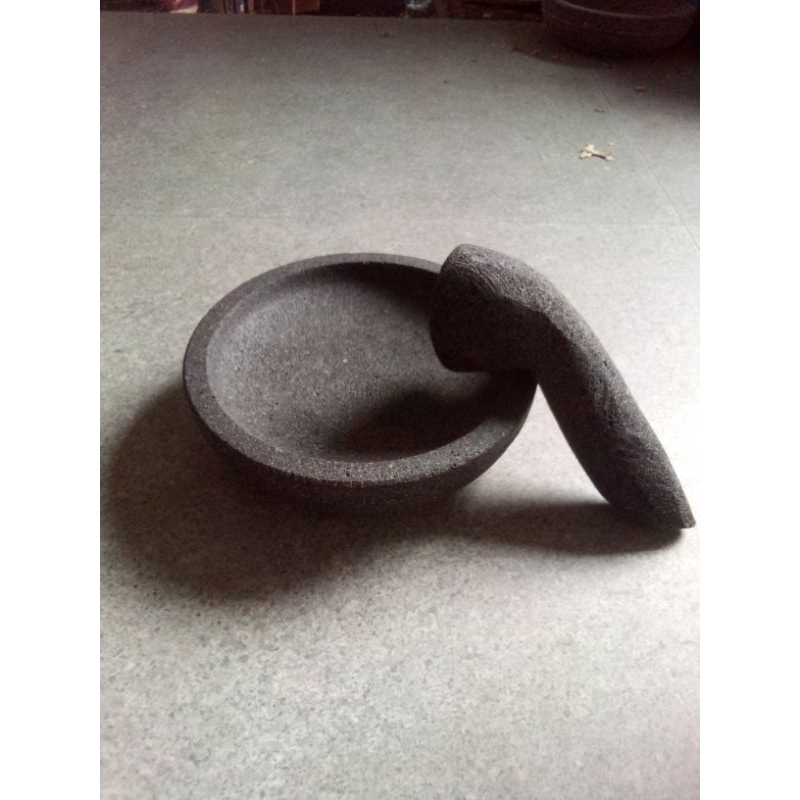 #cobek batu asli bubut 18cm#cobek batu alam#cobek batu asli#cobek batu tradisional #