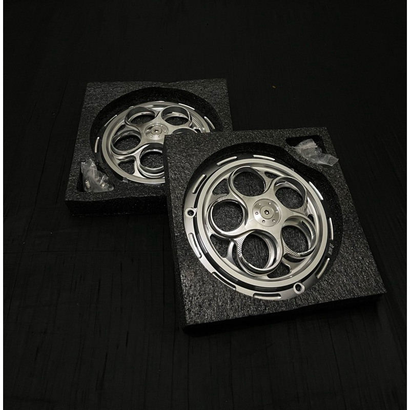 SPINNER CNC VESPA MATIC SILVER