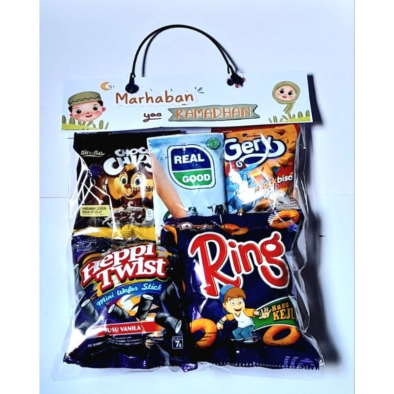 

[Harga perbiji, MINIMAL ORDER 25BIJI ] Plastiksnacklabelramadhan // label snack takjil ramadhan // plastik snack takjil // marhaban yaa ramadhan