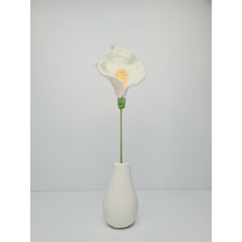 Bunga Lily Peace Rajut