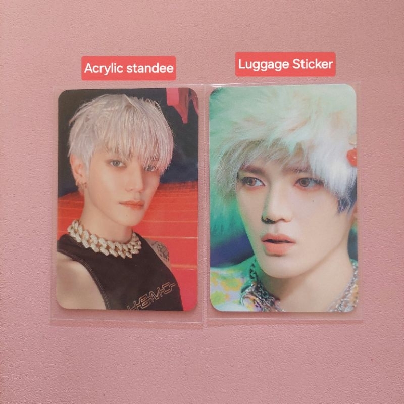 Taeyong 2baddies Acrylic standee Luggage Sticker pc