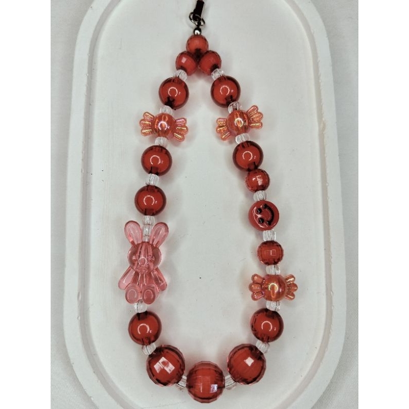 Strap Hp/Gantungan Tali Hp/Gantungan Hp warna merah