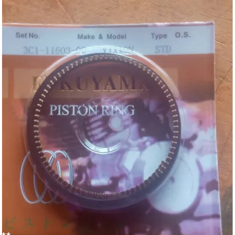 Fukuyama Ring Piston Seher VIXION / Ring Piston VIXION Std;0.50;1.00
