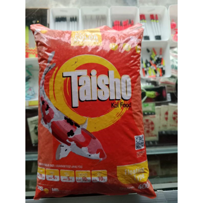 PELET IKAN KOI TAISHO. PAKAN IKAN KOI