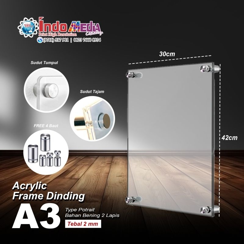FRAME AKRILIK / BINGKAI AKRILIK / akrilik poster / poster akrilik