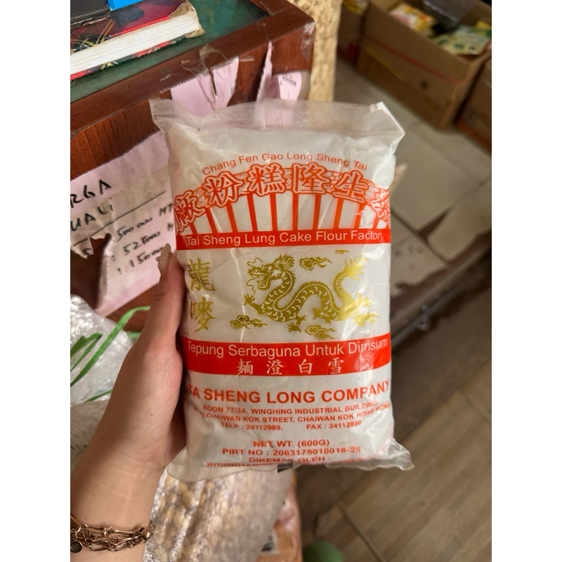 

TSL Tepung Tang Mien Hongkong Tai Sang Long Loong Tai Sheng Lung Ta Sheng Long Wheat Starch / Tepung Serbaguna Untuk Dimsum 600gr