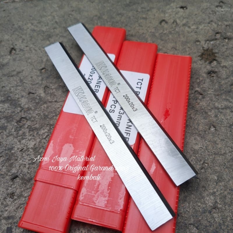 Pisau Serut Kayu Tct 20cm 200mmx20mmx3mm Tct Kadur Mata Pisau Planer Ketam Kayu 20cm x 25mm x 3mm Or