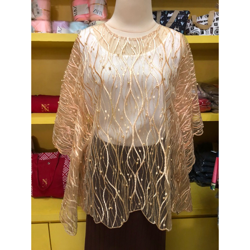 Kebaya/Outer Tile Bordir | Kebaya tradisional | Cape Brukat