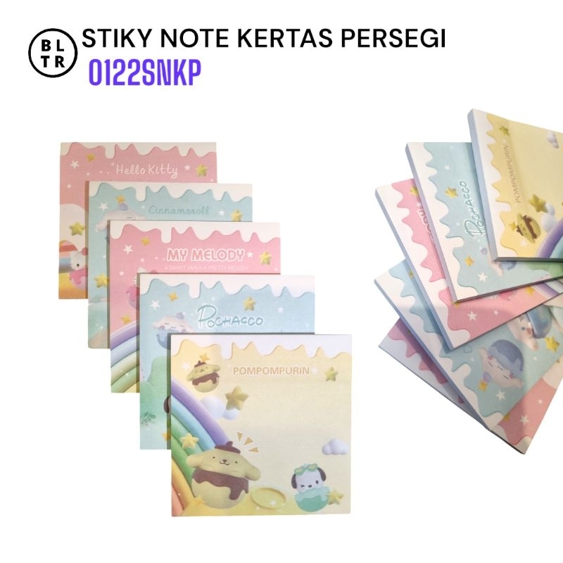 

STICKY NOTE SANRIO//STICKY NOTE KARAKTER//(0122SNKP)NEW ORIGINAL