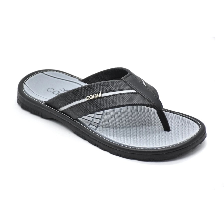 Carvil Sandal Pria ESPRESSO-01 M Sendal Jepit Kasual 100% Original
