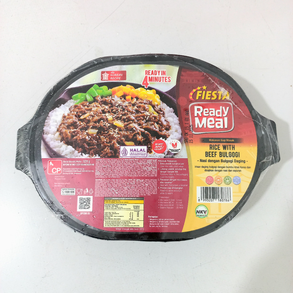 

Fiesta RM Beef Bulgogi with Rice 320g - Nasi dengan Daging Bulgogi