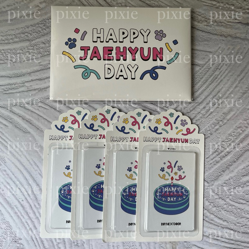Yukipop READY Photocard PC Set Birthday Boynextdoor Sealed Sungho Riwoo Myung Jaehyun Taesan Leehan 